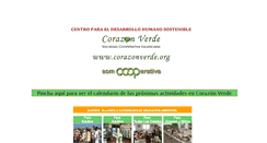 Desktop Screenshot of corazonverde.org